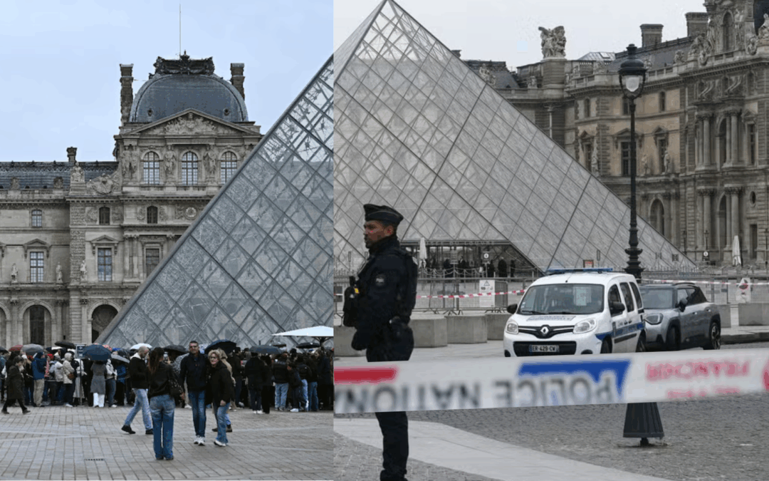 Au Louvre, la foule après le vol